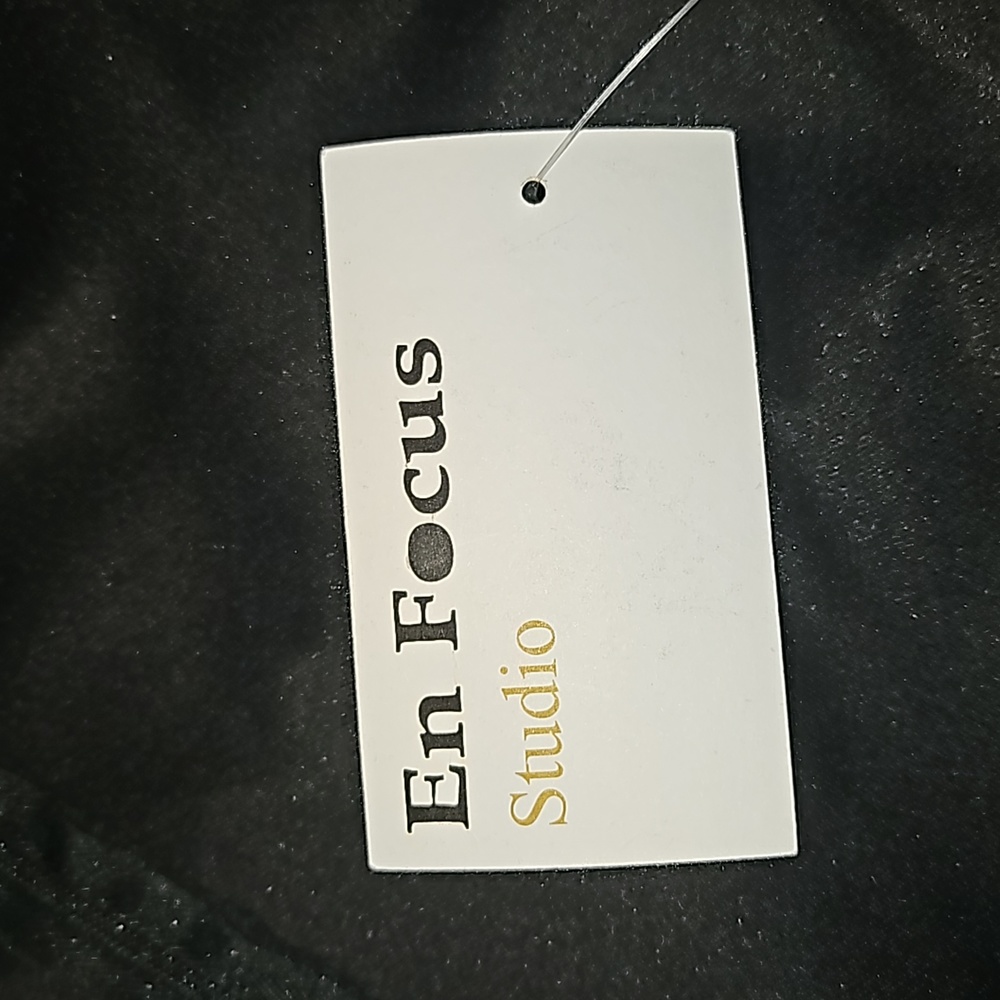ENFOCUS STUDIO Women Black Sequin Ribben Gown Size 12 - Picture 14 of 14